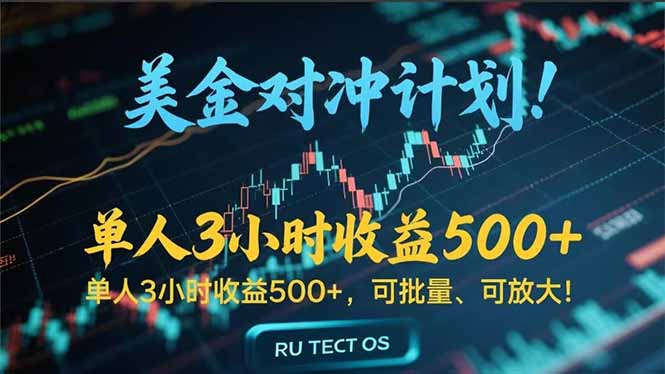 长久稳定的撸美金项目，平均3小时收入 500+，可公司实地考察实地操作！-A5资源网