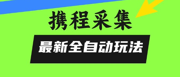 携程信息采集全自动玩法，0风控，无脑开干【揭秘】-A5资源网