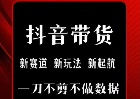 抖音短视频一刀不剪带货，不剪辑，不直播，每天发个视频，等着出单获取带货佣金-A5资源网