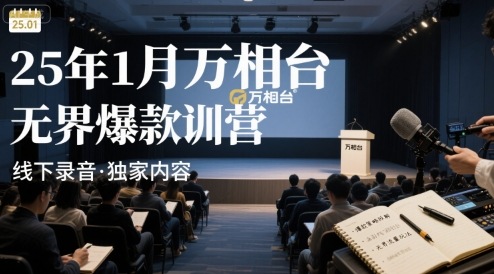 25年1月万相台无界爆款特训营线下录音-A5资源网