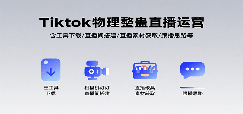 Tiktok物理整蛊直播运营，包含工具下载/直播间搭建/直播素材获取/跟播思路等-A5资源网