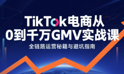 三千老师·TikTok电商从0到千万GMV实战课-A5资源网