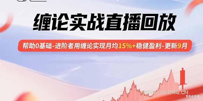 缠论实战直播回放：帮助0基础-进阶者用缠论实现月均15%+稳健盈利-更新9月-A5资源网