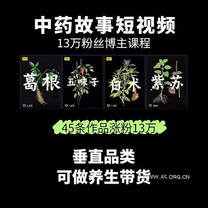 图片[2]-中药文化赛道：溯源故事开发，AI工具实战，平台运营，全方位解锁中医流量变现新路径-A5资源网