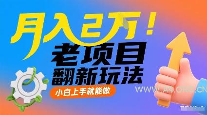 月入2W！老项目翻新玩法，小白上手就能做，非常容易上手-A5资源网