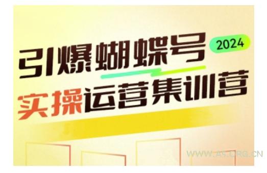 引爆蝴蝶号实操运营，助力你深度掌握蝴蝶号运营，实现高效实操，开启流量变现之路-A5资源网