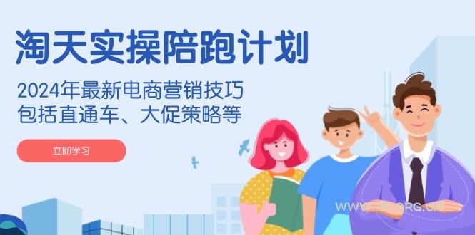 淘天实操陪跑计划，2024年最新电商营销技巧，包括直通车、大促策略等-A5资源网