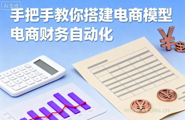 手把手教你搭建电商模型-电商财务自动化-A5资源网