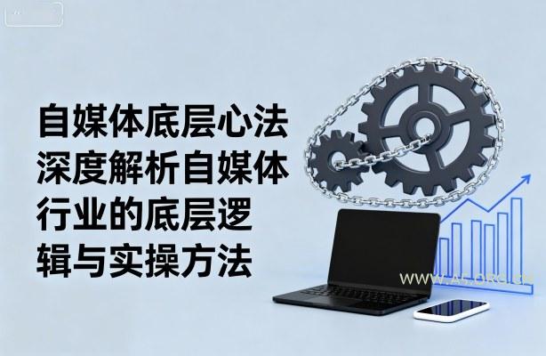自媒体底层心法，深度解析自媒体行业的底层逻辑与实操方法-A5资源网