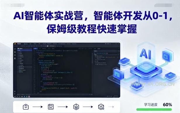 AI智能体实战营，智能体开发从0-1，保姆级教程快速掌握-A5资源网