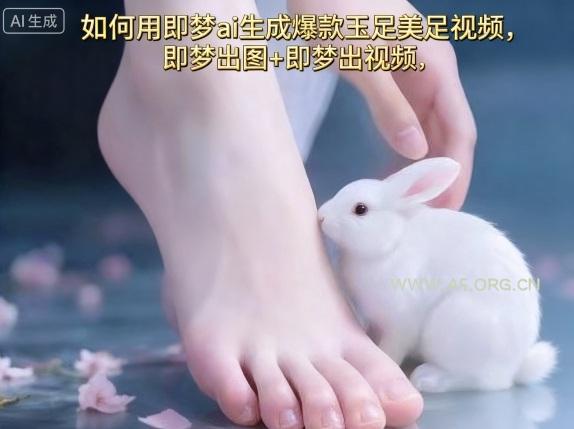 如何用即梦ai生成爆款玉足美足视频，即梦出图+即梦出视频，快速涨粉-A5资源网