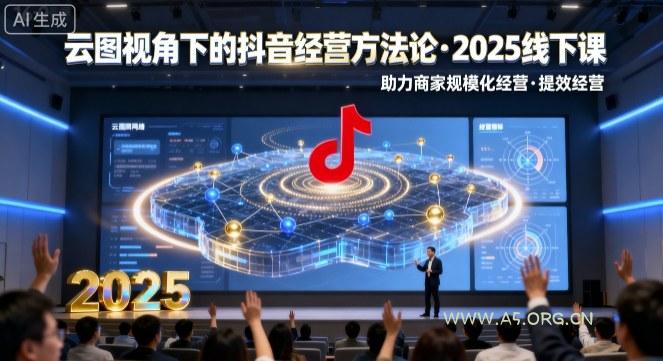 云图视角下的抖音经营方法论，2025线下课，助力商家规模化经营，提效经营(录音+字幕)-A5资源网