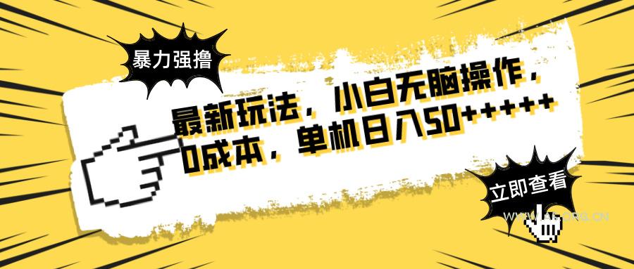 最新玩法 广告暴力强撸 傻瓜式操作 无需养鸡 矩阵式操作 可无限放大 单…-A5资源网