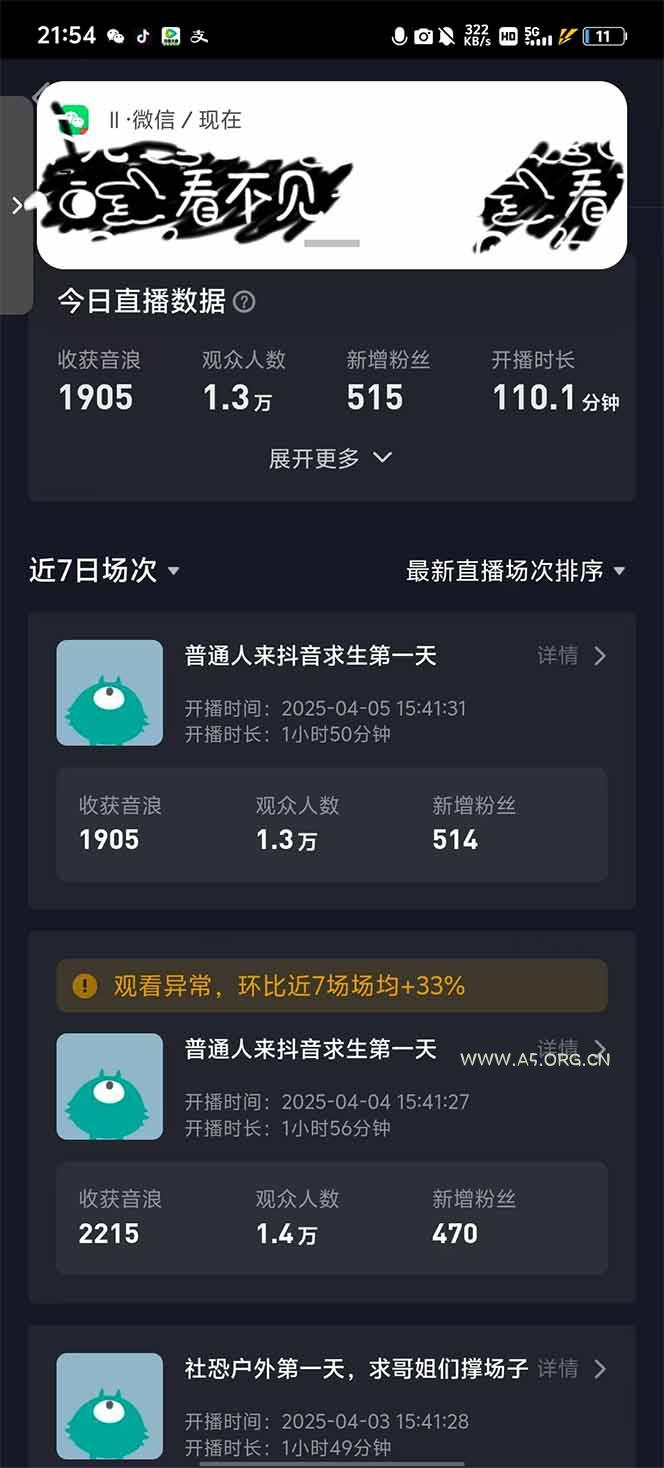 2025抖音直播100%起号方法，0粉丝0作品当天破千人在线 可配合多种变现方式 - A5资源网