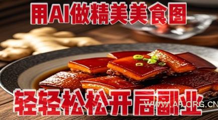 用AI做精美美食图，无需专业设备拍摄，轻轻松松开启副业-A5资源网