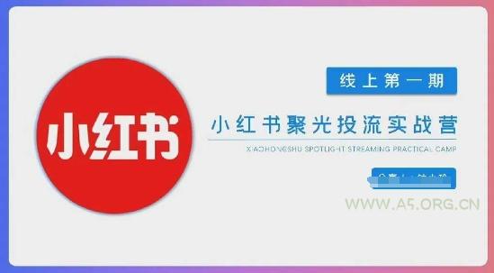 小红书聚光陪跑第一期，教你从0到1玩转小红书聚光投流，搭建小红书付费投流团队，更快的见到效果-A5资源网