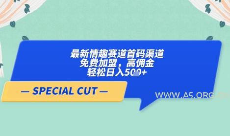 【轻云】最新情趣赛道首码渠道，免费加盟，高佣金，轻松日入5张+-A5资源网