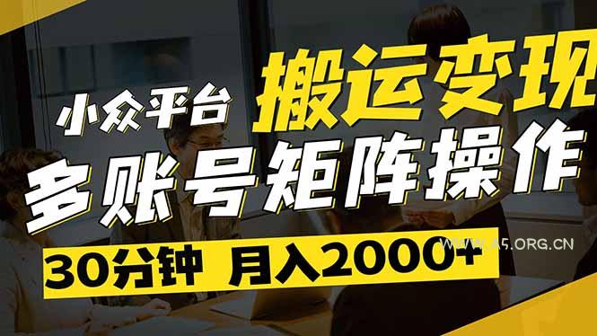 得物平台变现新蓝海！无脑复制热门视频，多账号同步运营，每天半小时躺...-A5资源网
