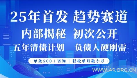 2025年首次公开，真正的事业型赛道，客咨不断，单月轻松破W-A5资源网