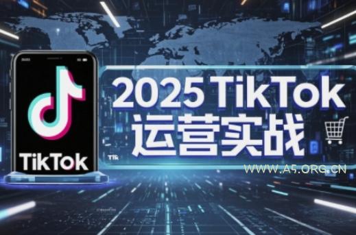 2025TikTok电商运营，掌握TikTok店铺运营核心技巧，实现低成本高转化-A5资源网
