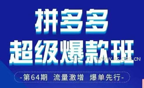拼多多超级爆款班64期线下课资料3月28-29号pdf和思维导图-A5资源网