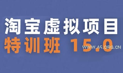 淘宝虚拟项目特训班15.0(更新2025)，适合新手或兼职操作，实现稳定收益-A5资源网