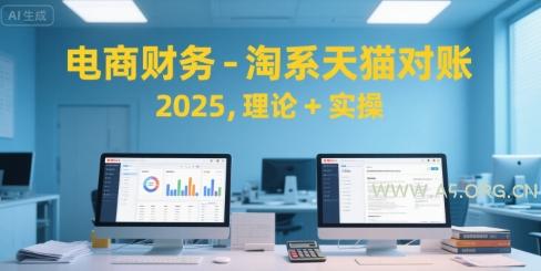 电商财务-淘系天猫对账2025，理论+实操-A5资源网