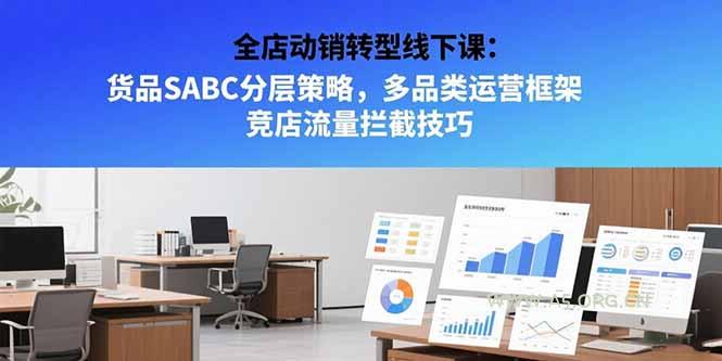 全店动销转型线下课：货品SABC分层策略，多品类运营框架 竞店流量拦截技巧-A5资源网