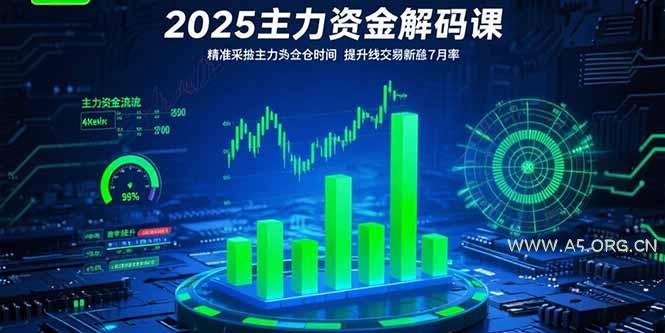 2025主力资金解码课：精准捕捉主力建仓时机，提升短线交易胜率(更新7月-A5资源网