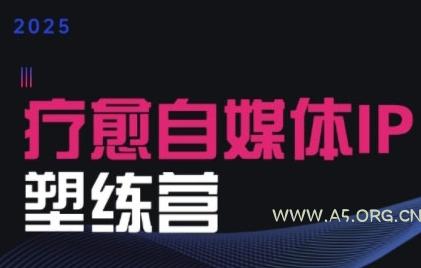 2025治愈自媒体IP训练营，专为疗愈领域从业者打造-A5资源网