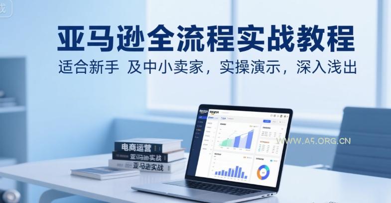 亚马逊全流程实战教程，适合新手及中小卖家，实操演示，深入浅出-A5资源网