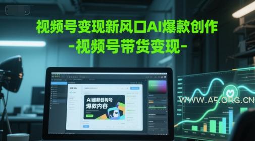 视频号变现新风口AI爆款创作-视频号带货变现-A5资源网