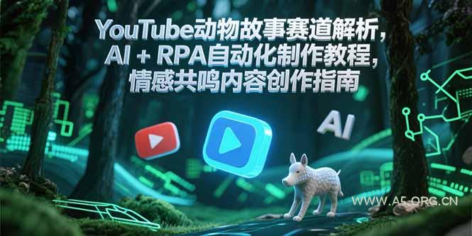 YouTube动物故事赛道解析，AI+RPA自动化制作教程，情感共鸣内容创作指南-A5资源网
