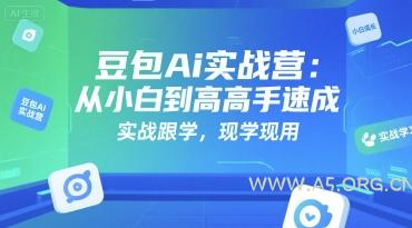 豆包Ai实战营：从小白到高手速成，实战跟学，现学现用-A5资源网