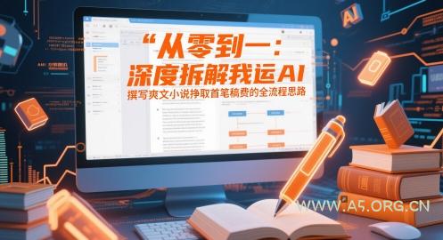 从零到一：深度拆解我运用AI撰写爽文小说挣取首笔稿费的全流程思路-A5资源网