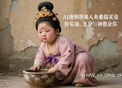 AI唐朝胖美人夫妻搞笑涨粉实操，五分钟教会你-A5资源网