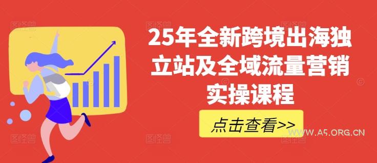 25年全新跨境出海独立站及全域流量营销实操课程，跨境电商独立站TIKTOK全域营销普货特货玩法大全-A5资源网