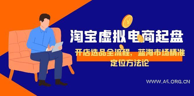 淘宝虚拟电商起盘，开店选品全流程，蓝海市场精准定位方法论-A5资源网