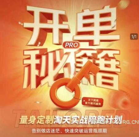 淘宝开单秘籍PRO，量身定制淘天实战陪跑计划，告别做店迷茫、快速突破运营瓶颈期(更新6月)-A5资源网