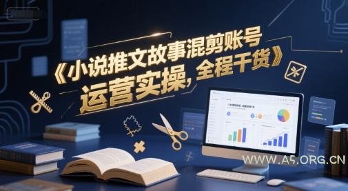 小说推文故事混剪账号运营实操，全程干货-A5资源网
