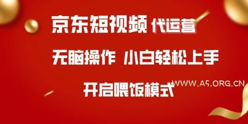 京东短视频代运营，全程喂饭，小白轻松上手【揭秘】-A5资源网