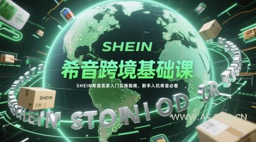 希音跨境基础课，SHEIN希音卖家入门实操指南，新手入坑希音必看-A5资源网