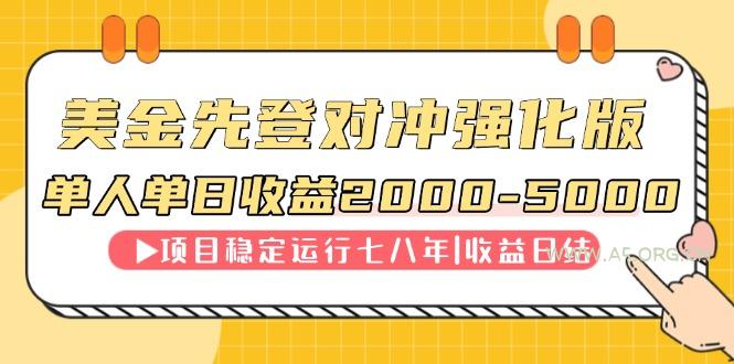 连续8年创单日收入NO.1项目，日收益2000-5000-A5资源网
