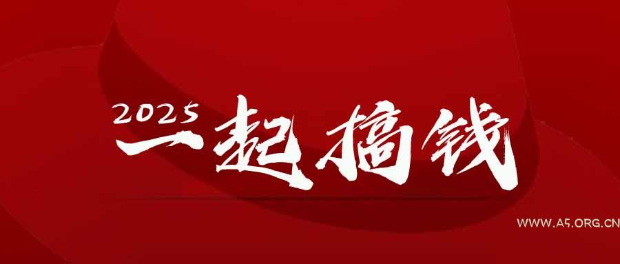 2025年，请“不择手段”去搞钱!-A5资源网