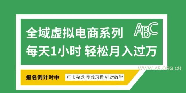 全域虚拟电商变现系列，通过平台出售虚拟电商产品从而获利-A5资源网