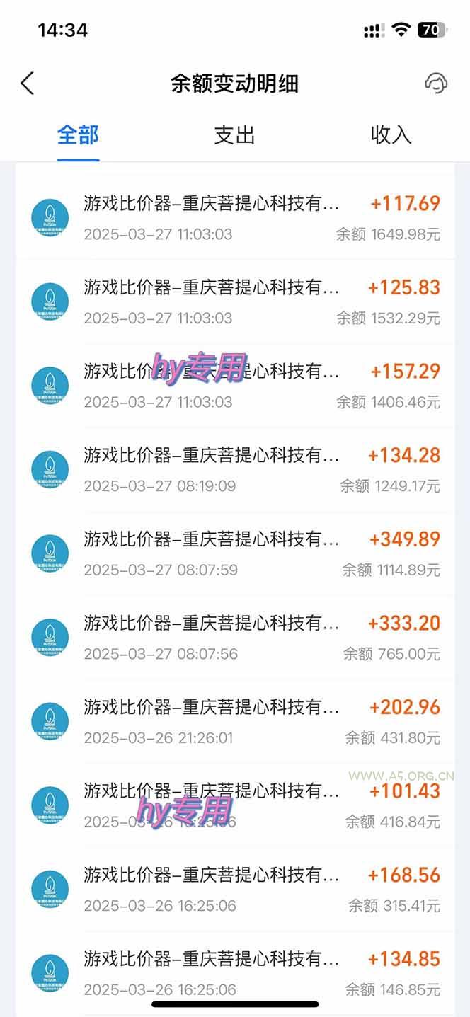 游戏全自动搬砖，日赚千元，长期稳定躺赚项目 - A5资源网