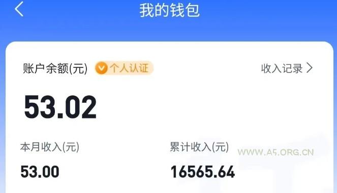 适合空闲时间操作的小红书低保项目，小红薯发布笔记，单个账号每天可获得2-12元左右 - A5资源网