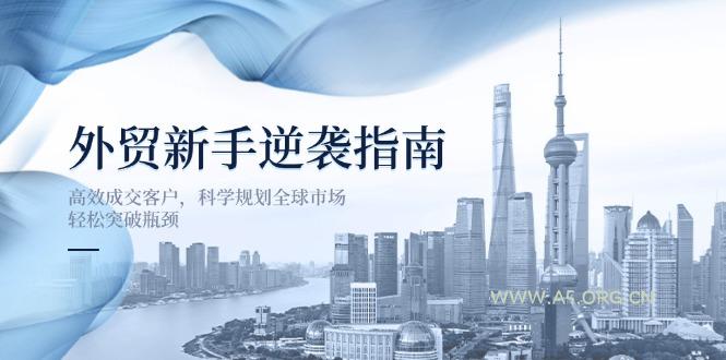 外贸新手逆袭指南：高效成交客户，科学规划全球市场，轻松突破瓶颈-A5资源网
