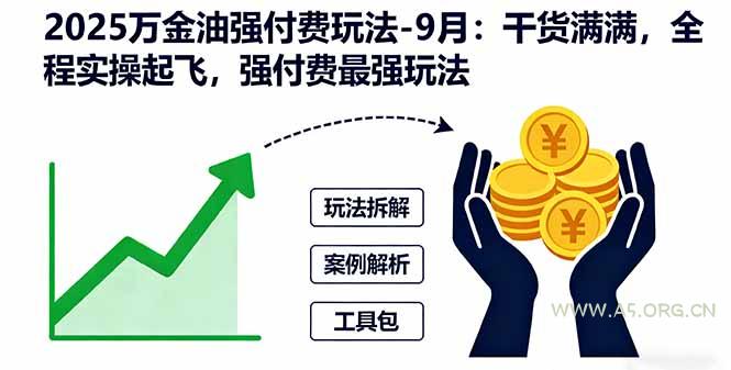 2025万金油强付费玩法-9月：干货满满，全程实操起飞，强付费最强玩法-A5资源网