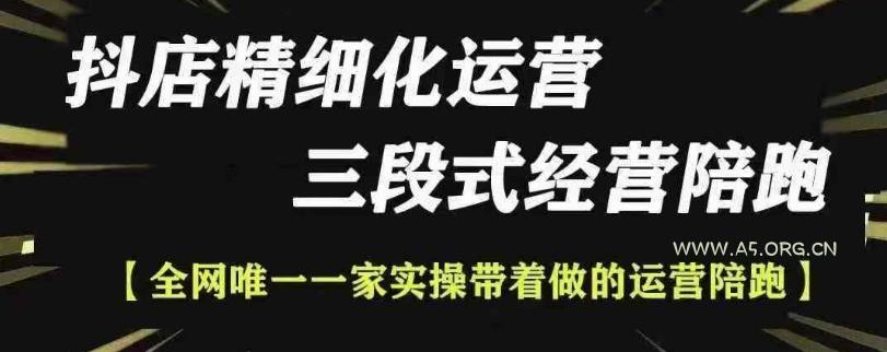 抖店精细化运营，非常详细的精细化运营抖店玩法(更新1229)-A5资源网